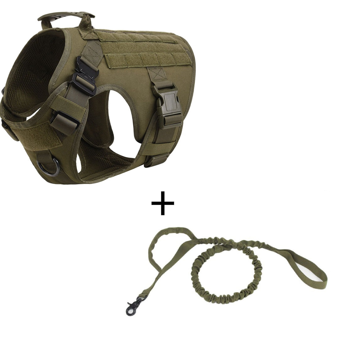 Outdoor Tactical Dog Vest and Harness for Large Dogs | LYMIU