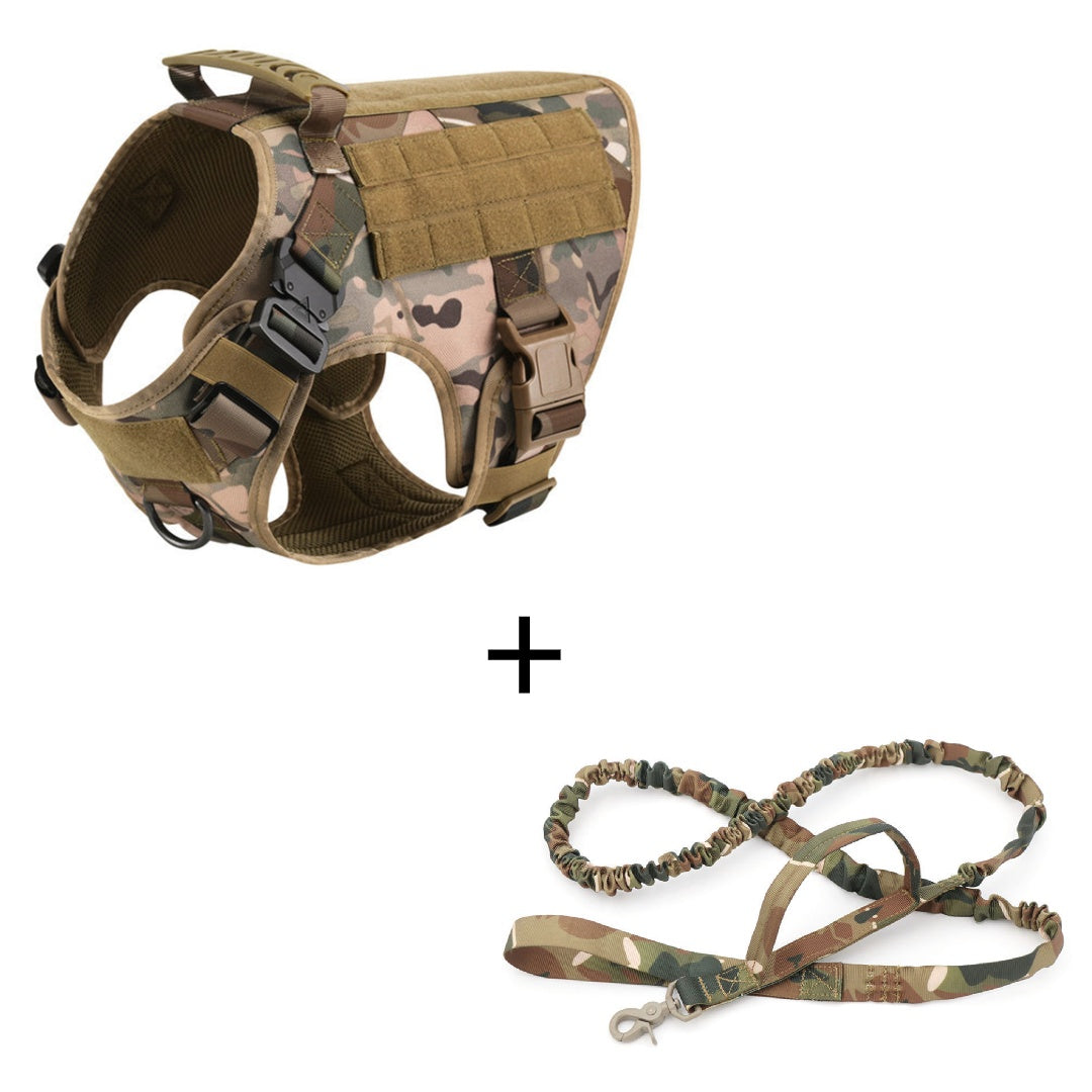 Outdoor Tactical Dog Vest and Harness for Large Dogs | LYMIU