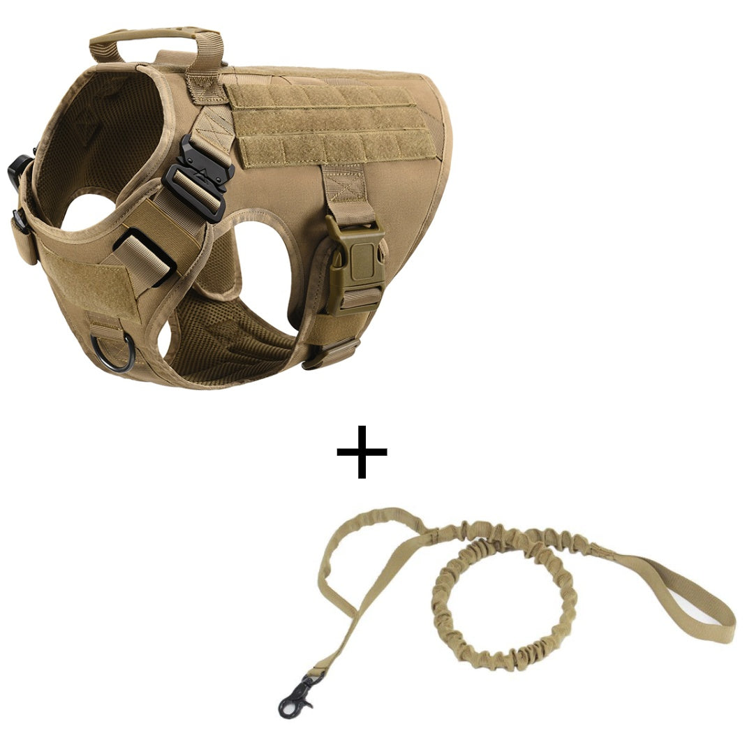 Outdoor Tactical Dog Vest and Harness for Large Dogs | LYMIU