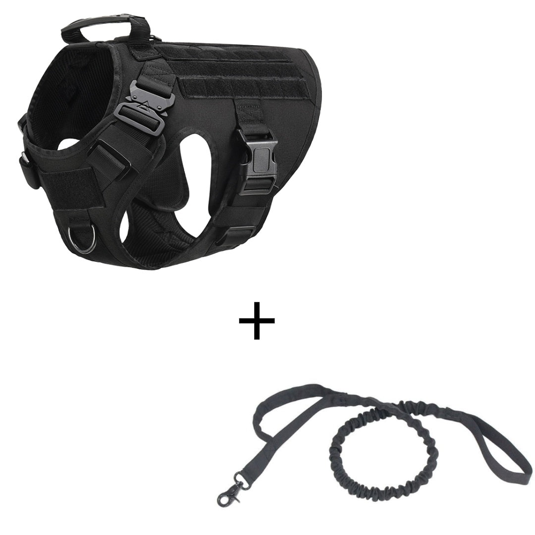 Outdoor Tactical Dog Vest and Harness for Large Dogs | LYMIU
