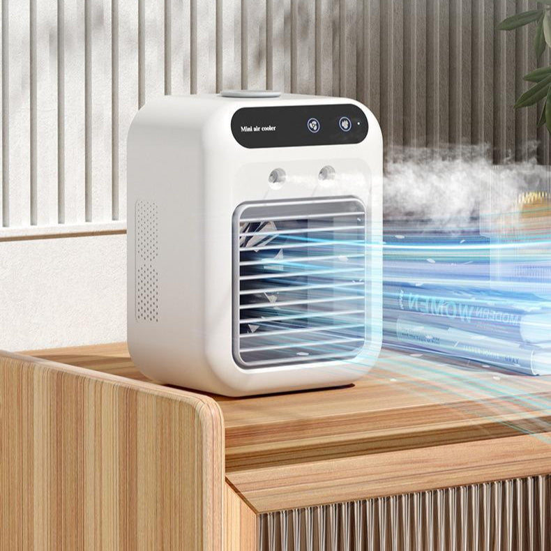 Portable Air Conditioner & Water Cooling Fan - Mini Personal Air Cooler for Room, Office & Car