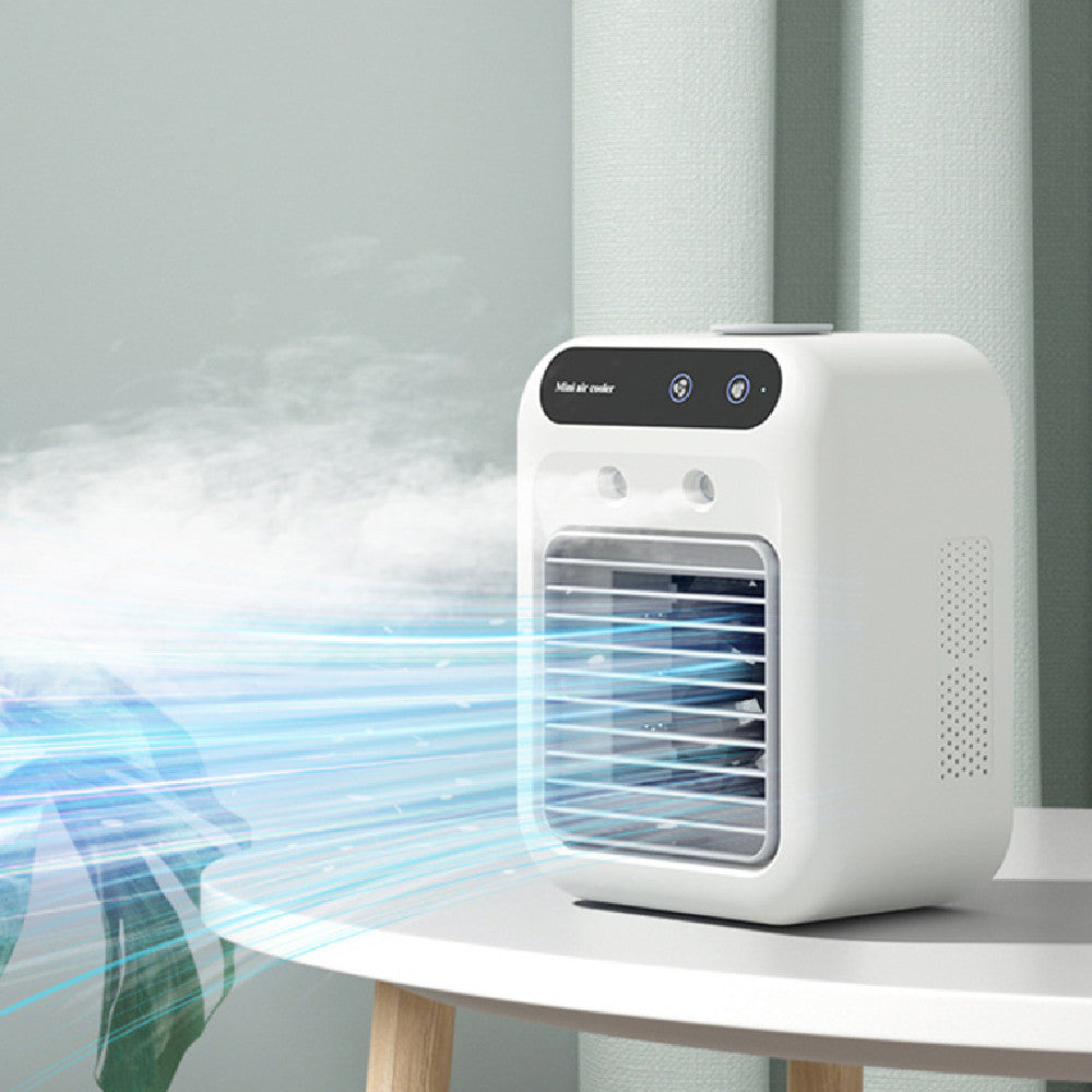 Portable Air Conditioner & Water Cooling Fan - Mini Personal Air Cooler for Room, Office & Car