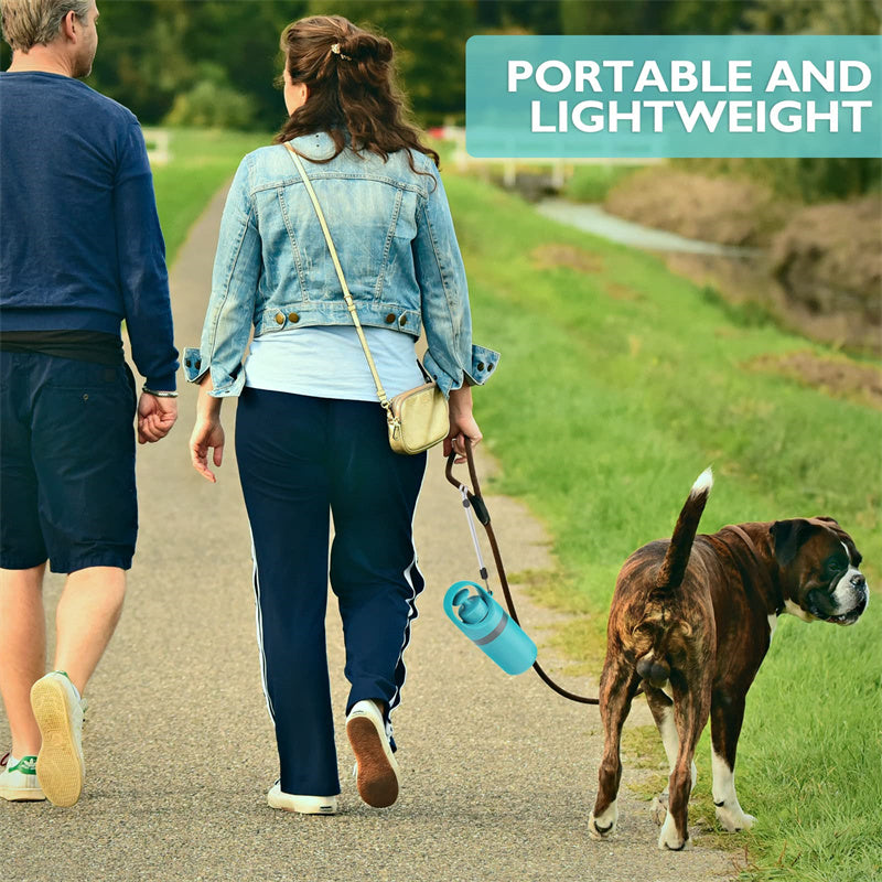 Portable Dog Pooper Scooper with Built-in Bag Dispenser - Eight-Claw Pet Waste Picker