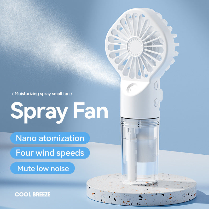 Portable Handheld Spray Fan & 4-Speed Water Mist Cooling Fan | Lymiu