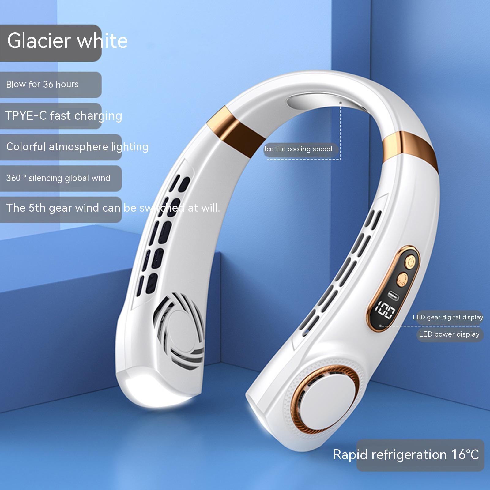 Portable Mute Multifunctional Hanging Neck Fan & Hands-Free Personal Cooling Device | Lymiu