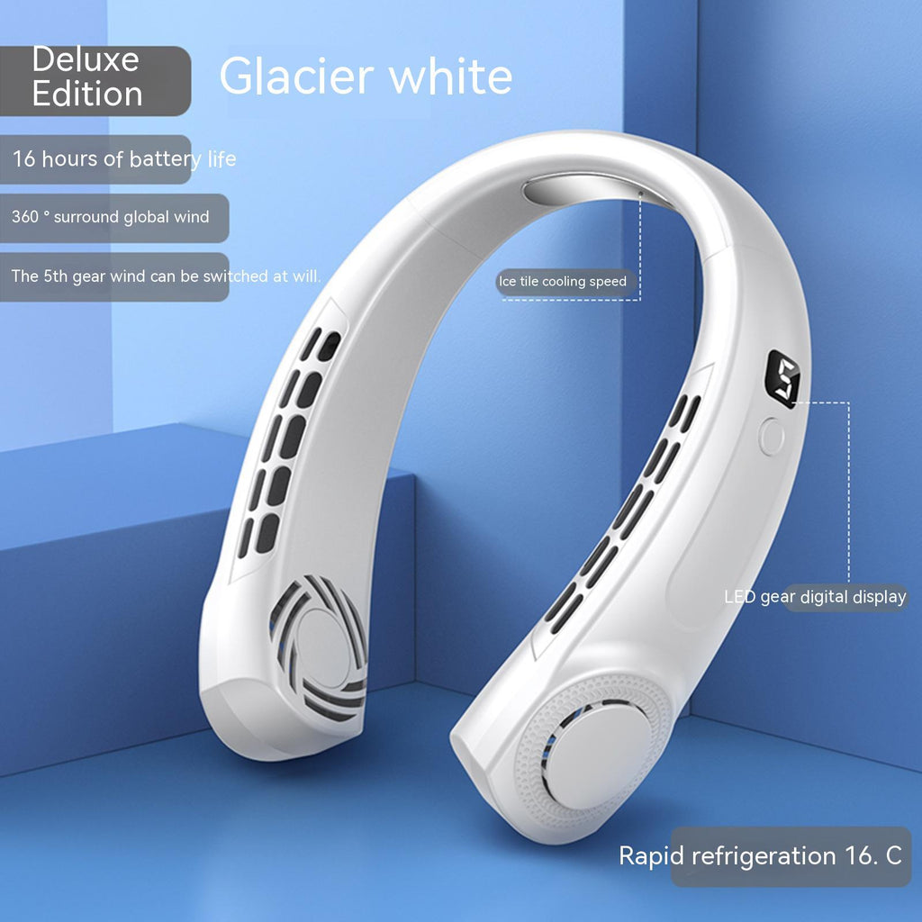 Portable Mute Multifunctional Hanging Neck Fan & Hands-Free Personal Cooling Device | Lymiu