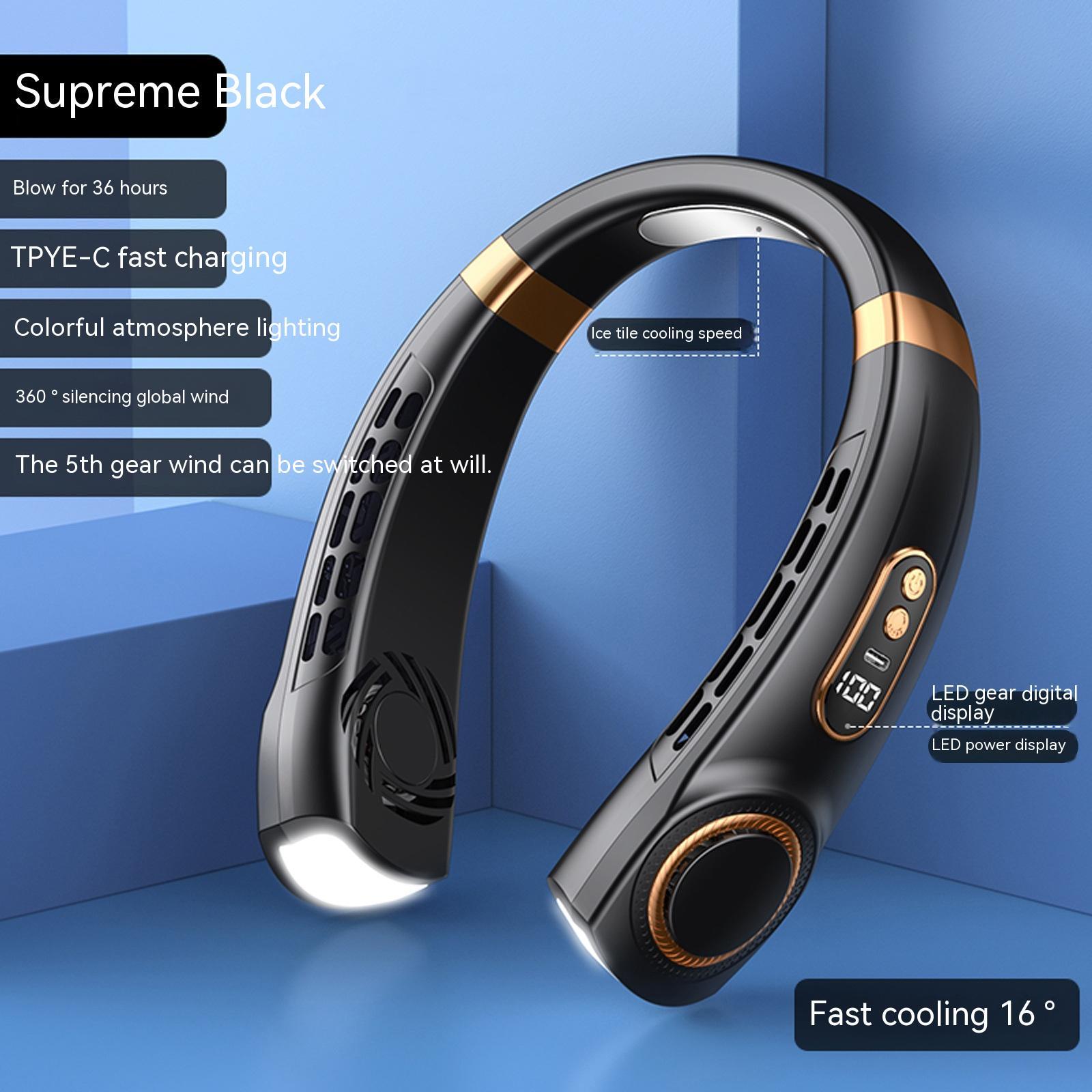 Portable Mute Multifunctional Hanging Neck Fan & Hands-Free Personal Cooling Device | Lymiu