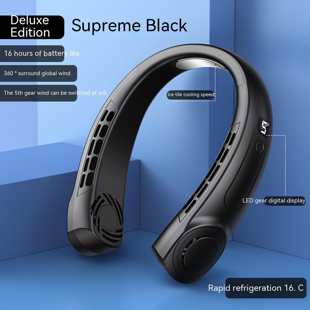 Portable Mute Multifunctional Hanging Neck Fan & Hands-Free Personal Cooling Device | Lymiu