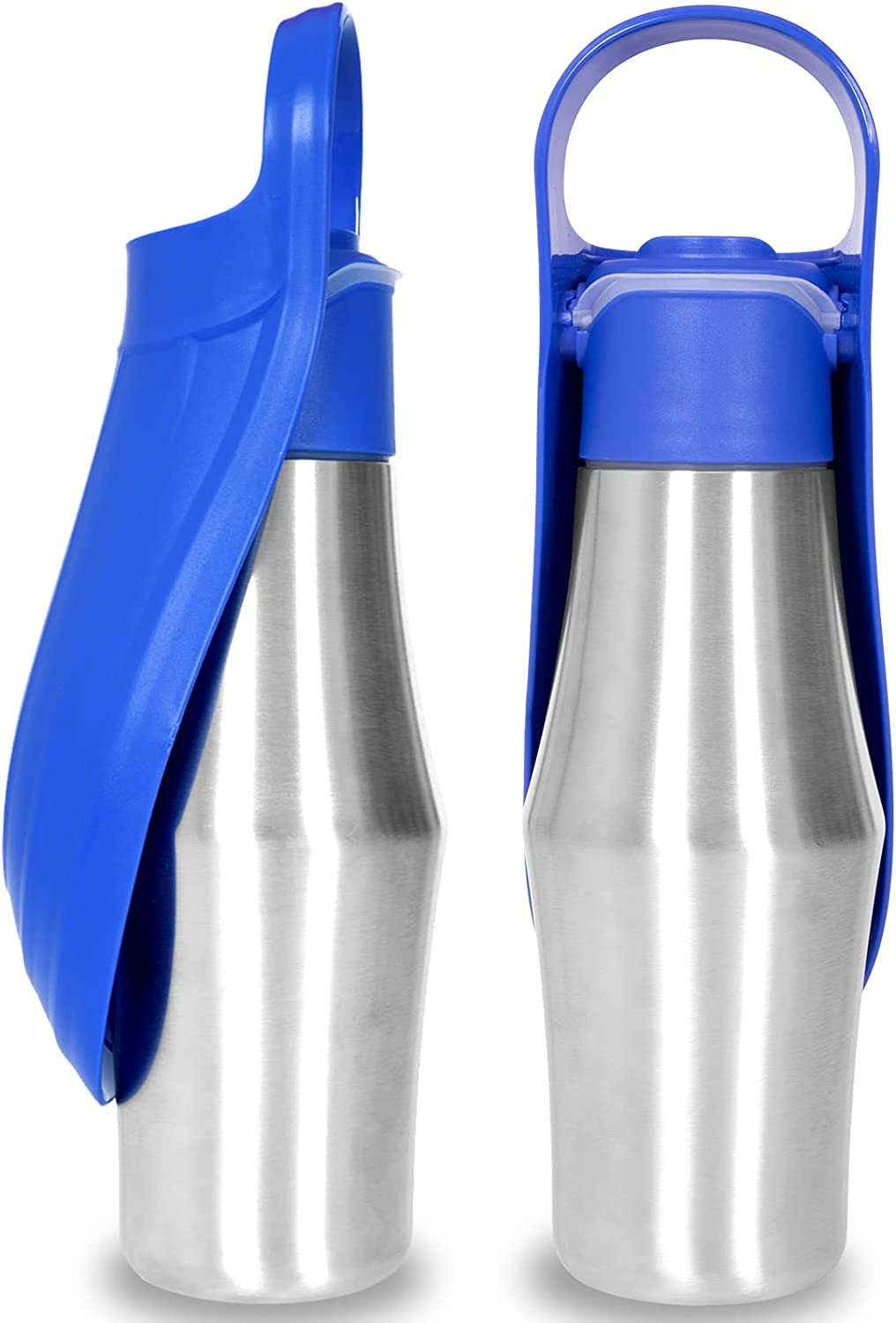 Portable Pet Dog Water Bottle with Soft Silicone Leaf - Outdoor Travel Drinking Dispenser