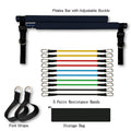 Portable Pilates Bar with Resistance Bands | Home Gym Full Body Workout Equipment | Lymiu