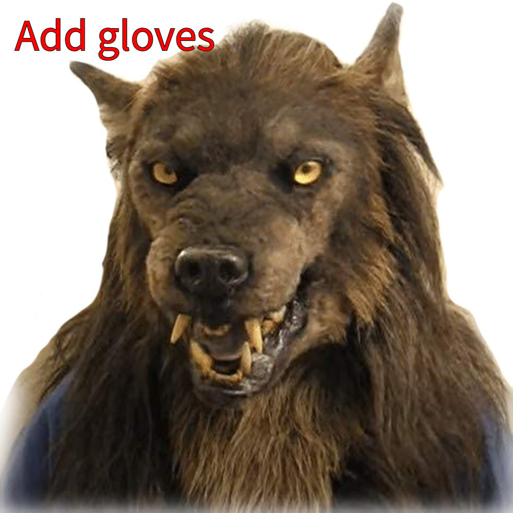Realistic Latex Wolf Head Mask for Halloween Cosplay | LYMIU