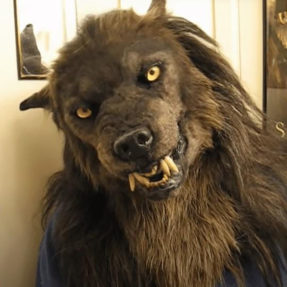 Realistic Latex Wolf Head Mask for Halloween Cosplay | LYMIU