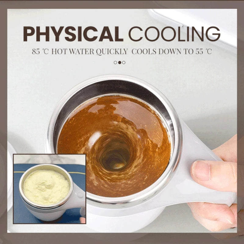 Rechargeable Automatic Self-Stirring Coffee Mug & Electric Magnetic Mixing Cup | Lymiu
