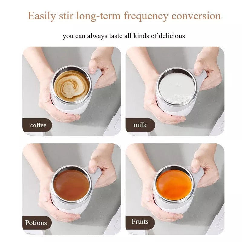 Rechargeable Automatic Self-Stirring Coffee Mug & Electric Magnetic Mixing Cup | Lymiu