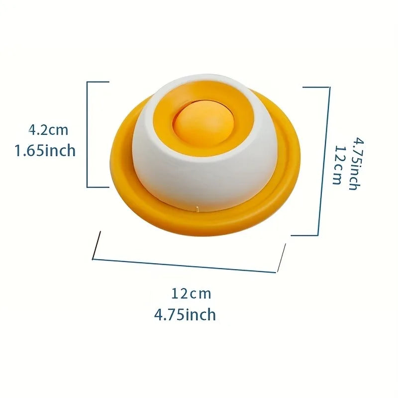 Interactive Pet Lick Mat Yogurt Licking Plate Slow Feeder Dogs Cats Durable Material Promotes Dental Health Mental Stimulation