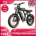 URLIFE T2 Adult E-Bike | 20-Inch Fat Tire Electric Bicycle