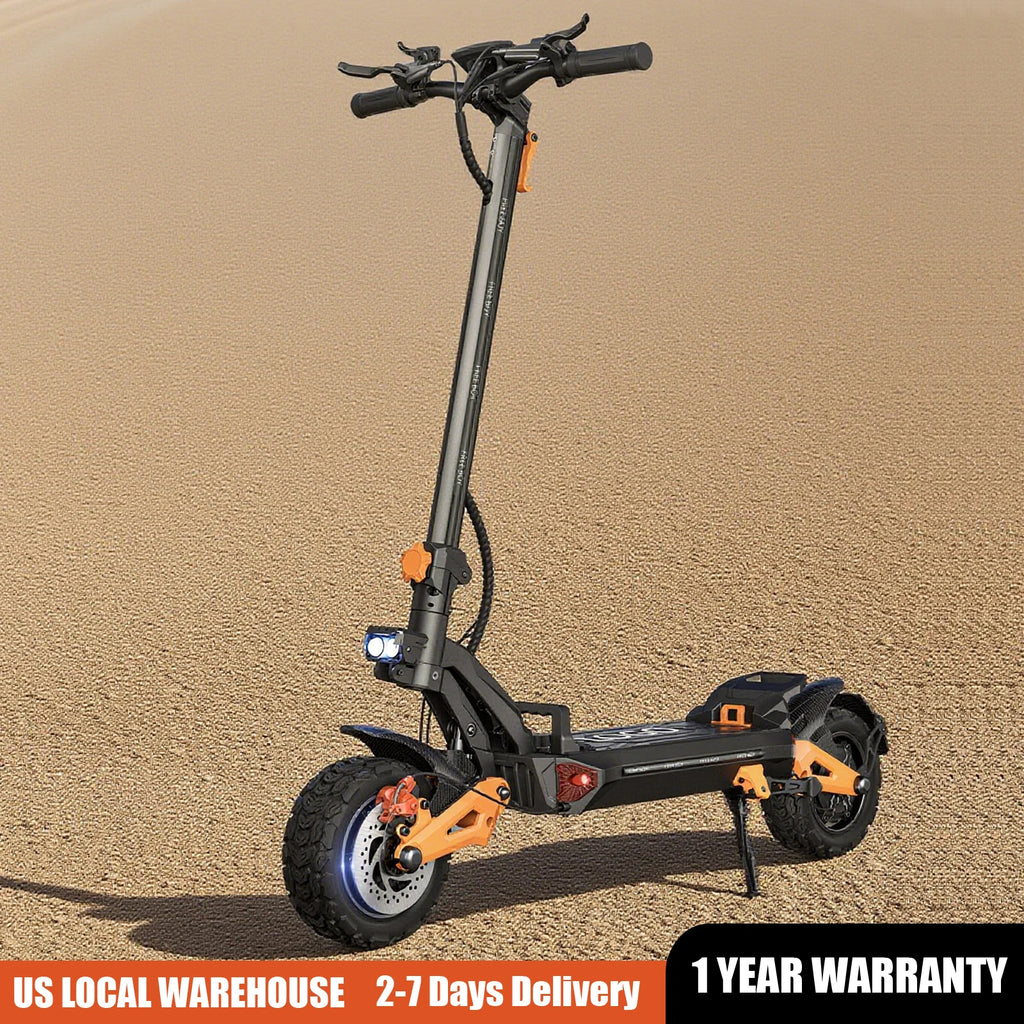 6000W Fast Electric Scooter for Adult,Daul Motor 50mph,60V 30Ah,11'' Off Road Tires,55miles Range,Sport Folding eScooter