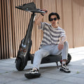 SONGZO BT1 Electric Scooter 5600W Strong Motor 60V 30Ah 16850 Battery Cell Foldable Tubeless Silent Road Tire Electric Scooter