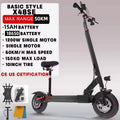 [8 models]10/11 Inch 48V-72V 1000W-6000W Electric Scooter 50-85km/h Fast E Scooter Off Road Electric Kick Scooter Foldable Adult