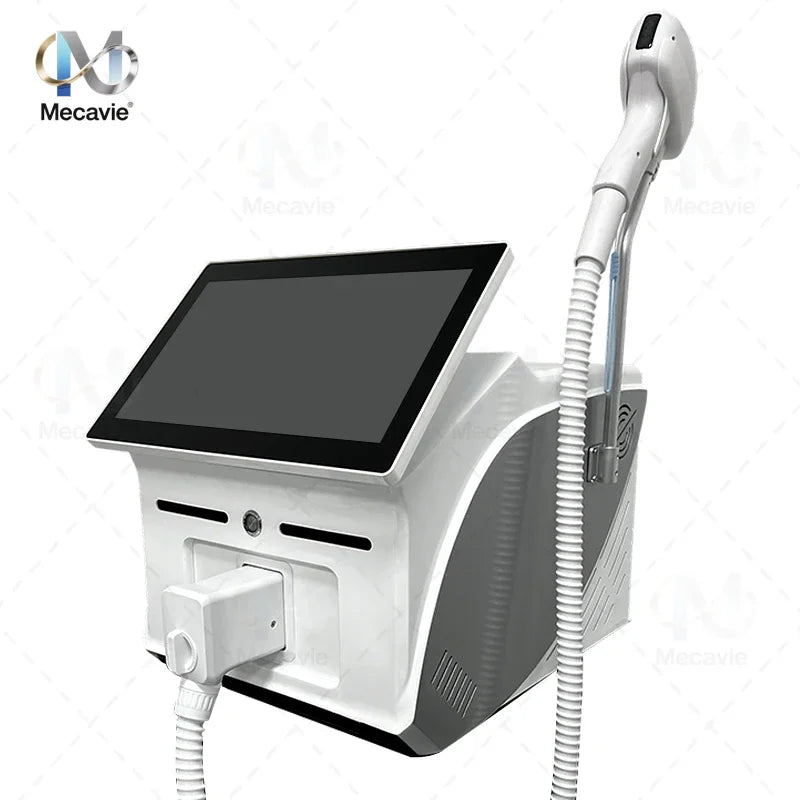 Professional 4-Wave 808nm Diode Laser Hair Removal Machine 4000W Soprano Titanium Painless Hair Remover for Face Body Home Salon