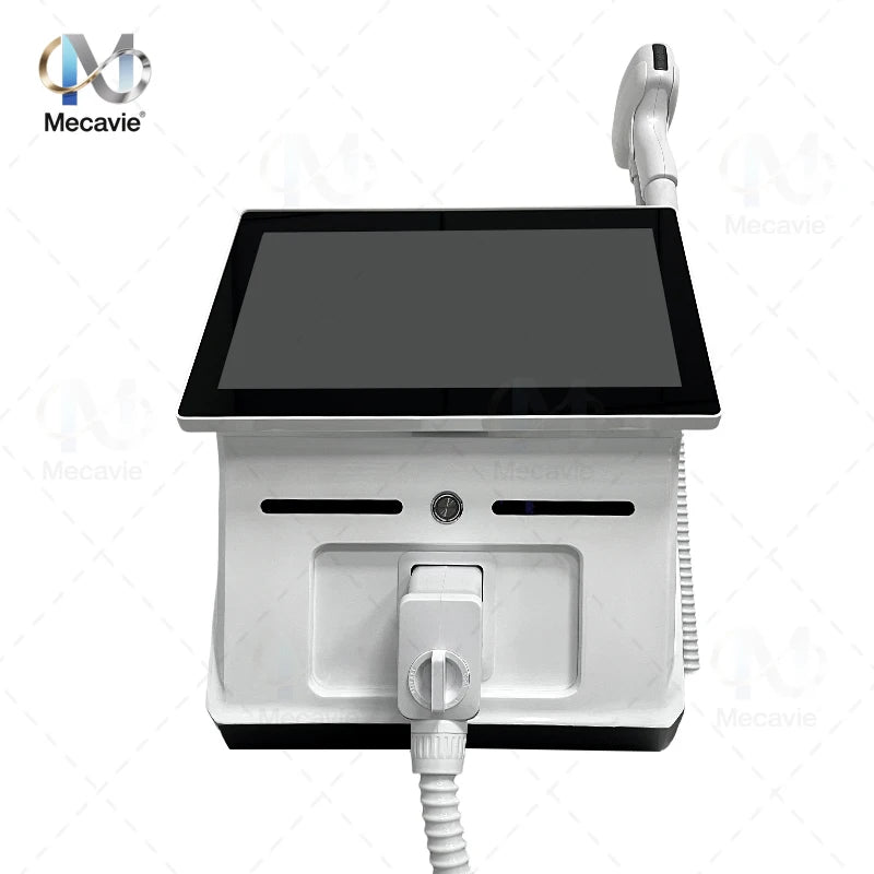 Professional 4-Wave 808nm Diode Laser Hair Removal Machine 4000W Soprano Titanium Painless Hair Remover for Face Body Home Salon