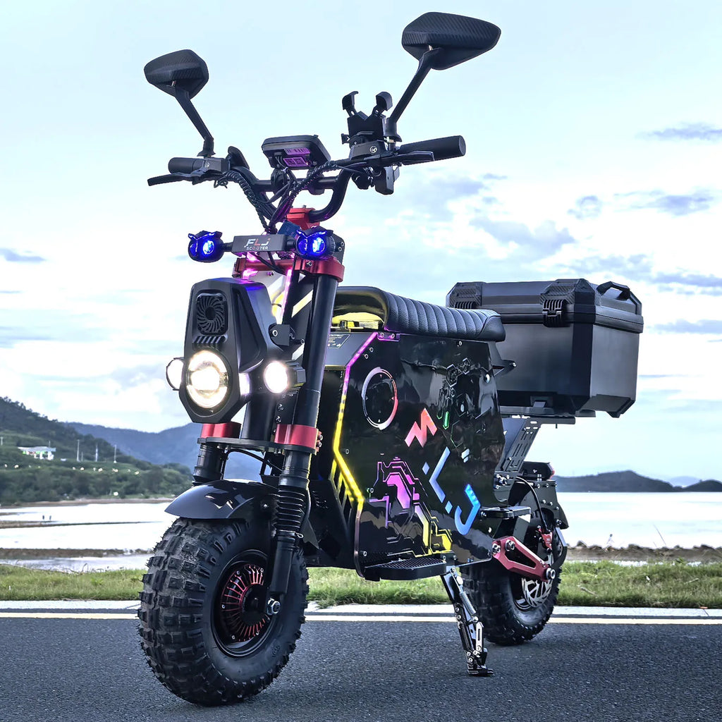 FLJ F14 High-Speed E-Scooter with Removable Battery & NFC