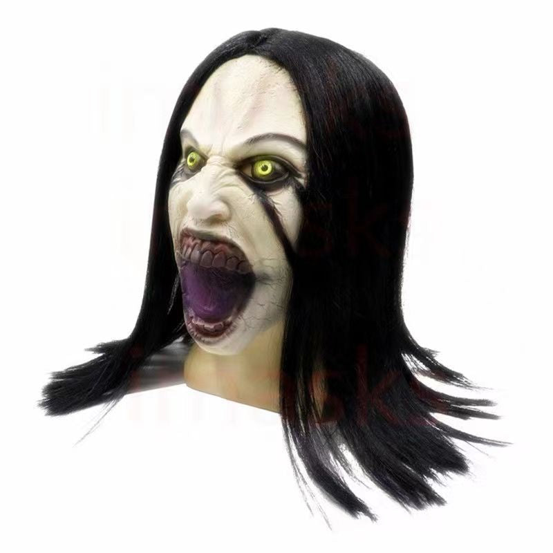 Scary Glowing Horror Mask & Halloween Thriller Headgear | LYMIU