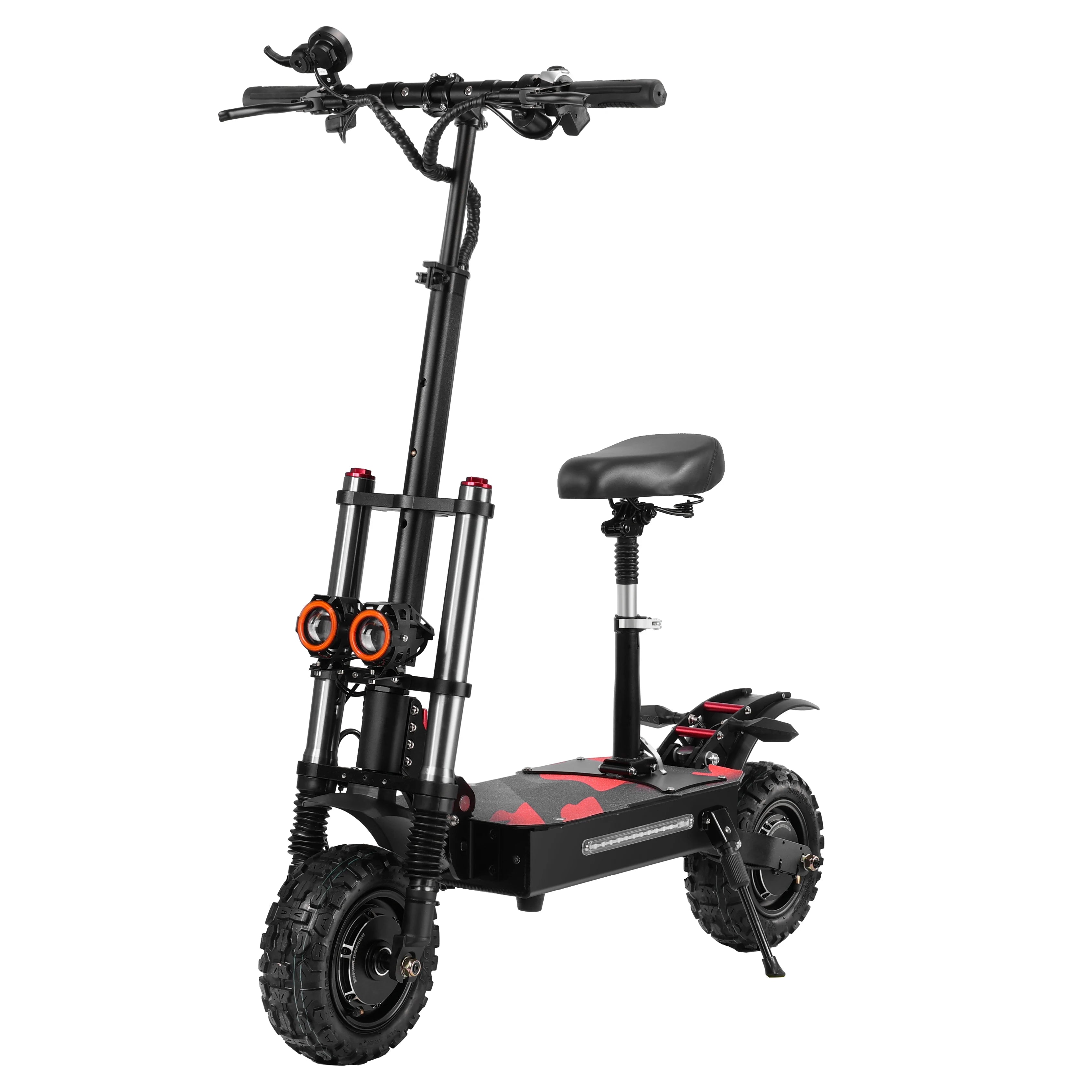 Boyueda S3-11 Scooter Electronic, Engine 2*3000W, Battery 60V 38AH, 11 inch Engine, Max 85km/h, Freins Hydraulic pour touristes,