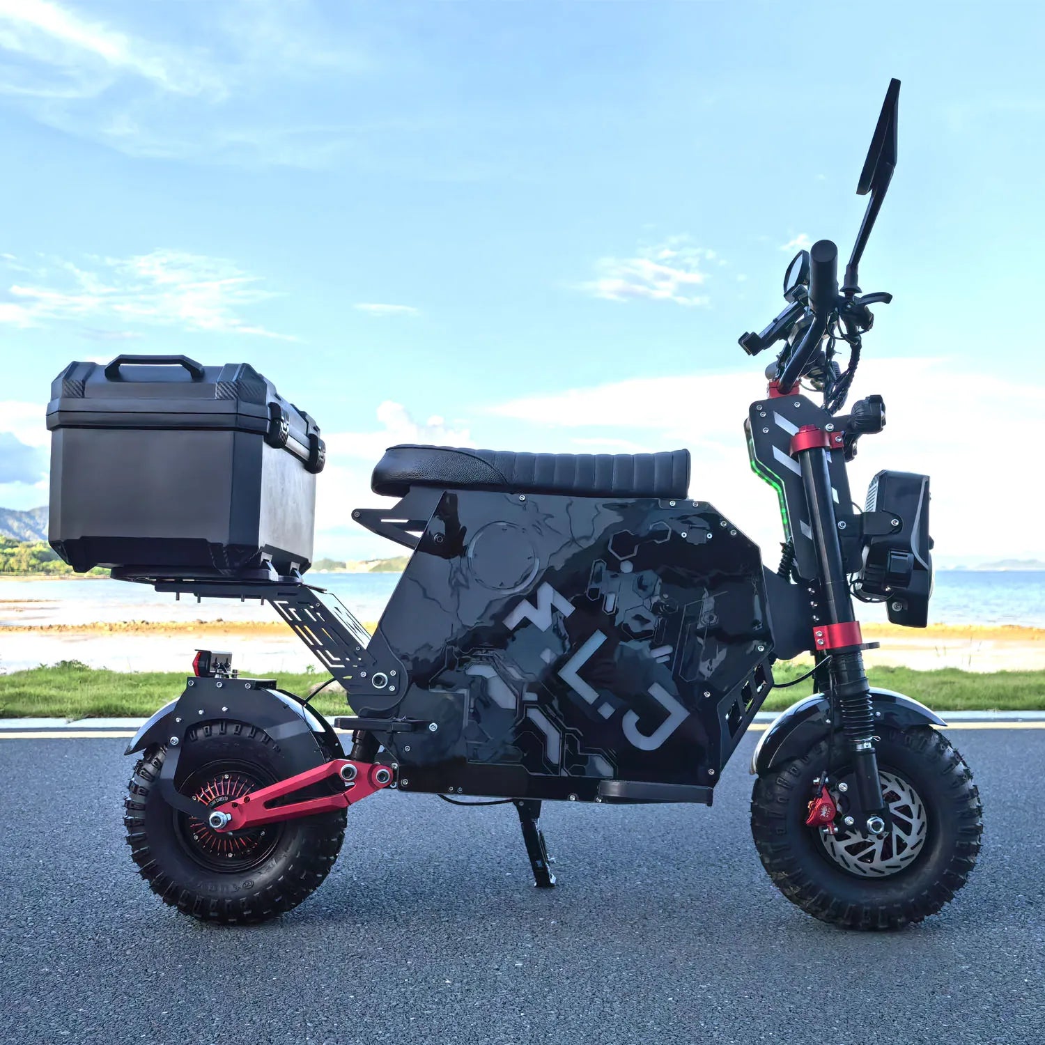 FLJ F14 High-Speed E-Scooter with Removable Battery & NFC