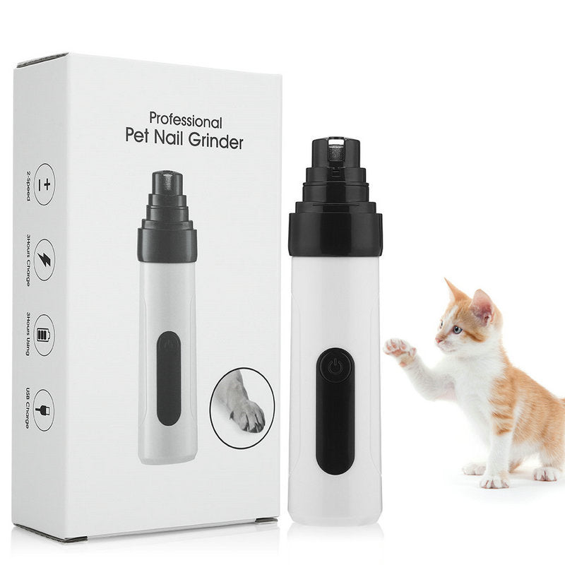 Second Gear Pet Nail Sharpener - Low Noise Electric Dog & Cat Nail Grinder | LYMIU