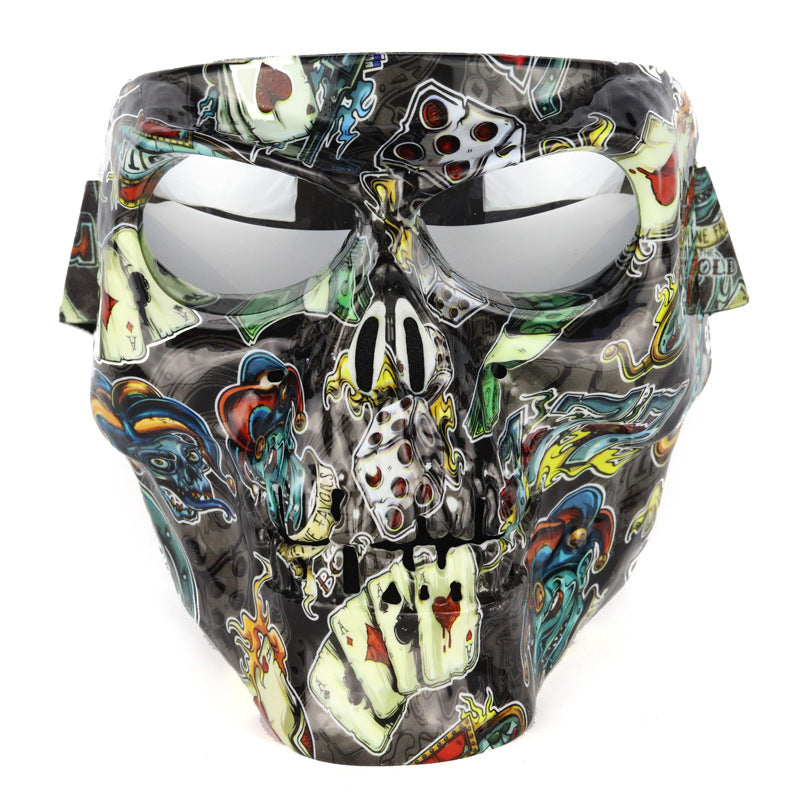 Skull Mask Goggles Motorcycle Rider Gear Wind And Dust Resistant | LYMIU