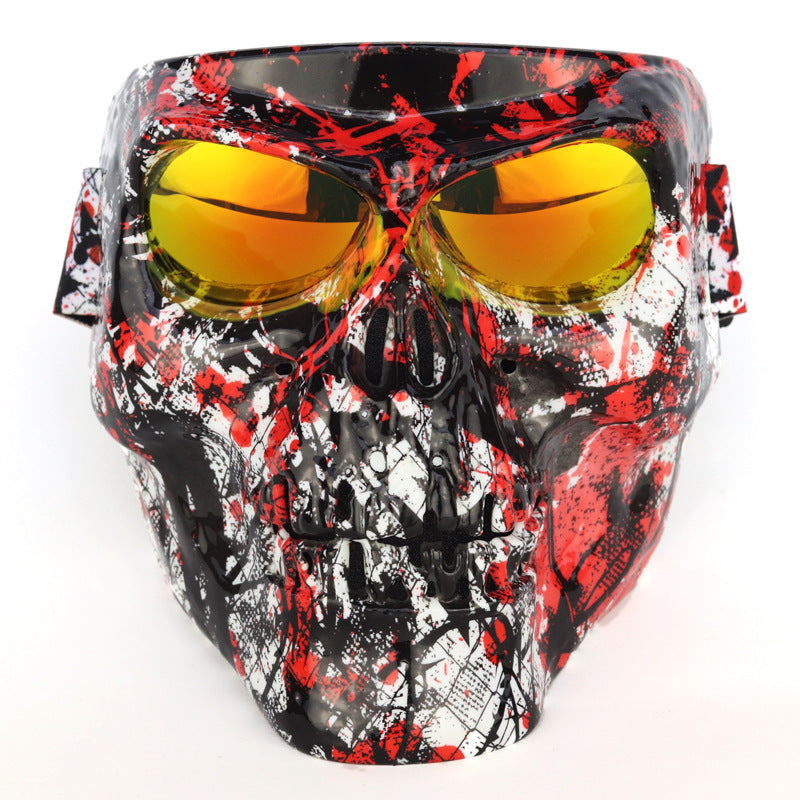 Skull Mask Goggles Motorcycle Rider Gear Wind And Dust Resistant | LYMIU