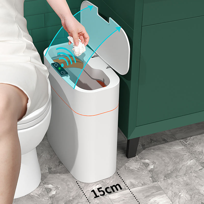 Smart Sensor Trash Can with Lid - Automatic Touchless Dustbin for Home & Office