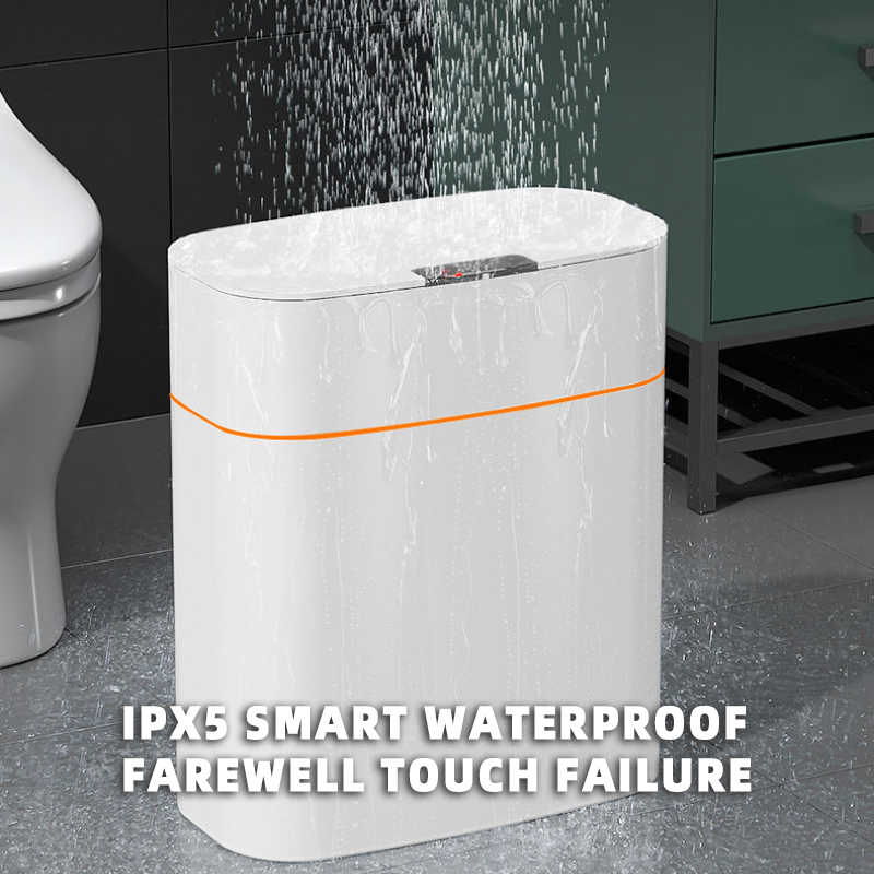 Smart Sensor Trash Can with Lid - Automatic Touchless Dustbin for Home & Office