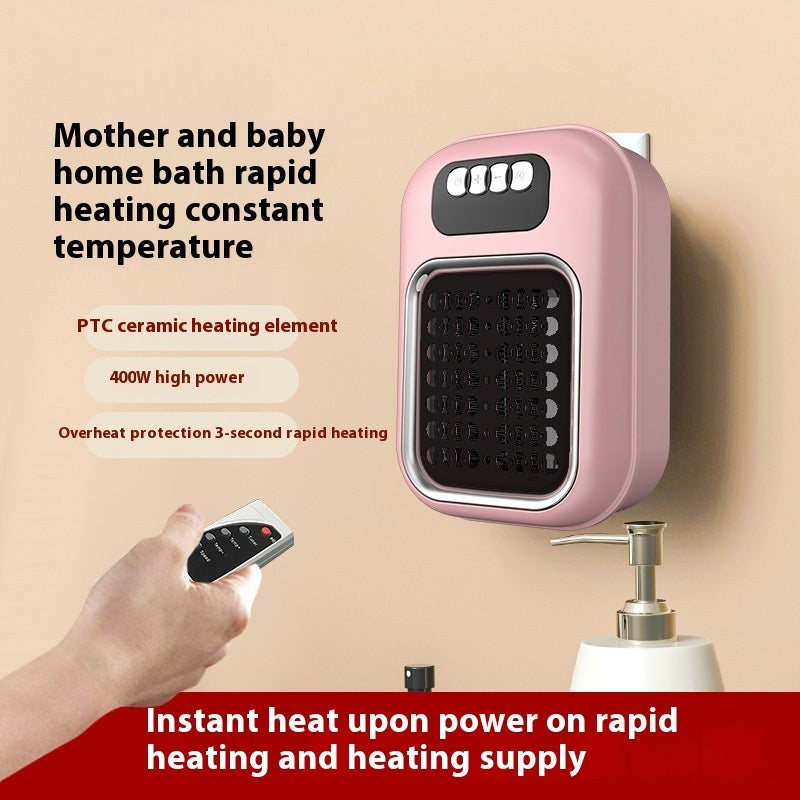 Wall Mounted Portable Small Electric Heater with Remote & Thermostat | LYMIU