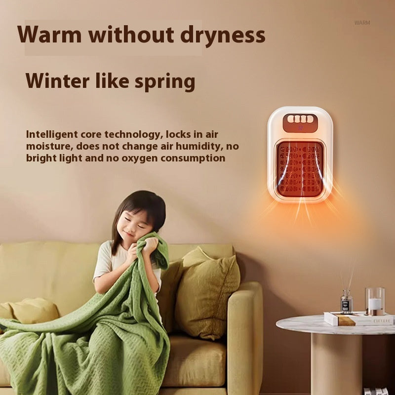 Wall Mounted Portable Small Electric Heater with Remote & Thermostat | LYMIU