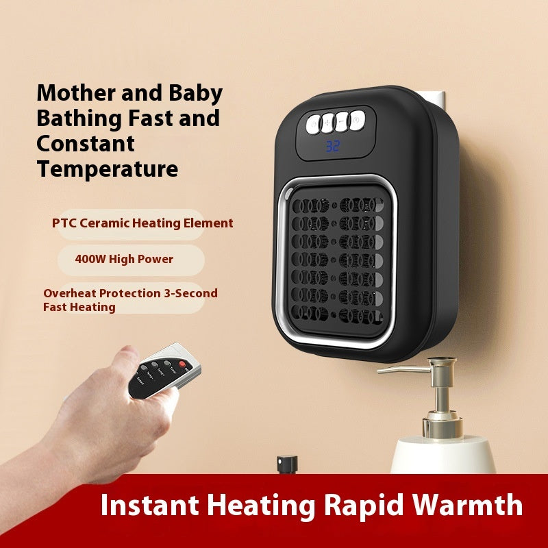 Wall Mounted Portable Small Electric Heater with Remote & Thermostat | LYMIU