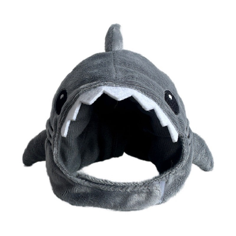 Warm Pet Cat Shark Headgear | LYMIU