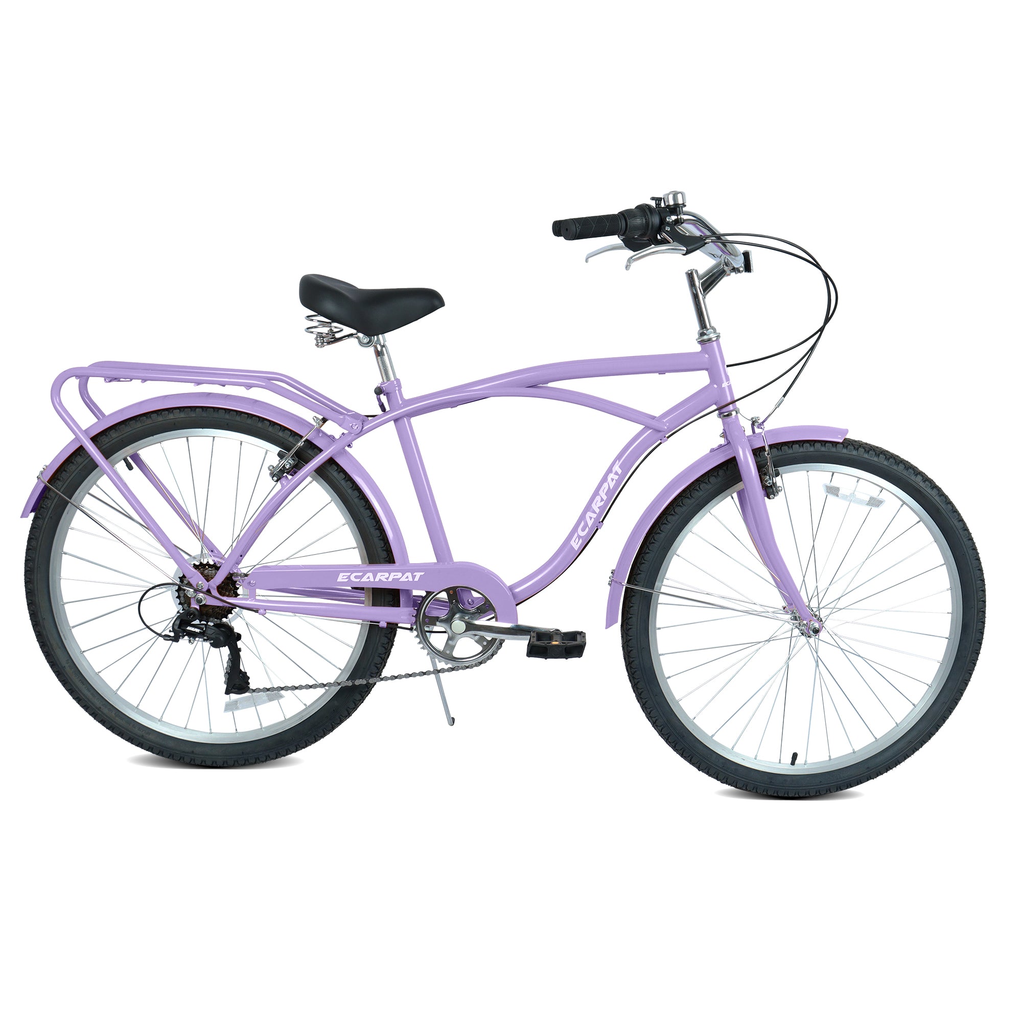 A26265B 26-Inch 7-Speed Beach Cruiser Bike, Unisex-lymiu