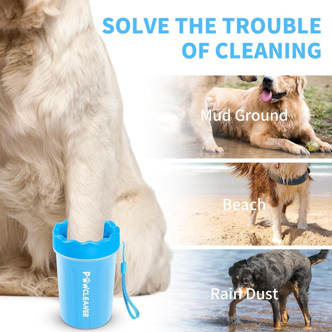 Professional 7-in-1 Dog Paw Cleaner Set - Portable Paw Washer & Grooming Kit-lymiu