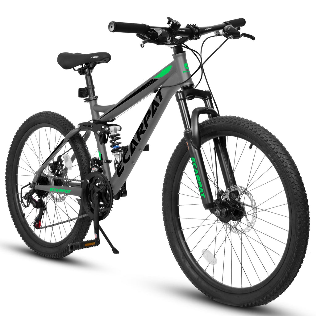 27.5-Inch Full Suspension Mountain Bike – 21-Speed MTB with Dual Disc Brakes-lymiu