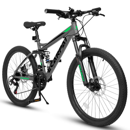 27.5-Inch Full Suspension Mountain Bike – 21-Speed MTB with Dual Disc Brakes-lymiu