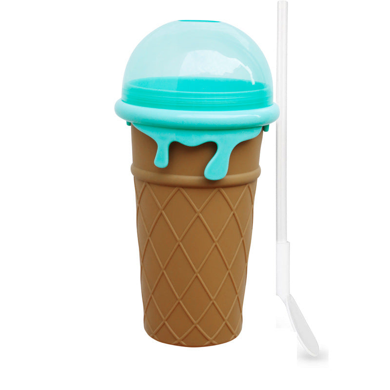 500ml Magic Slushy Maker Cup - Quick-Frozen Smoothie & Ice Cream Squeeze Bottle