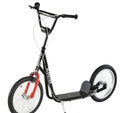 Kids Kick Scooter (Black) – Dual Rear Brakes & Adjustable Handlebar-lymiu