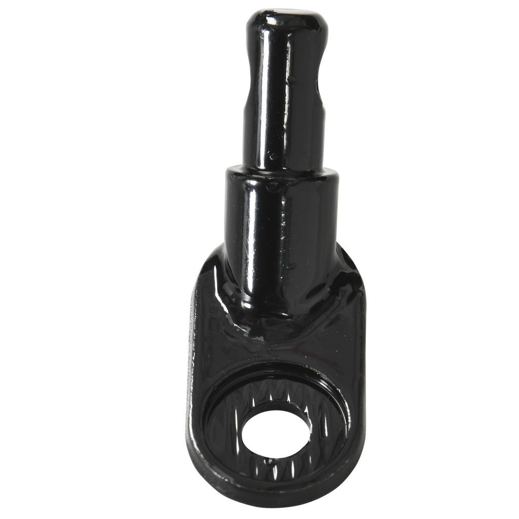Steel Type 'B' Bicycle Trailer Hitch | Durable Powder-Coated Cargo & Pet Trailer Coupler (Black)-lymiu