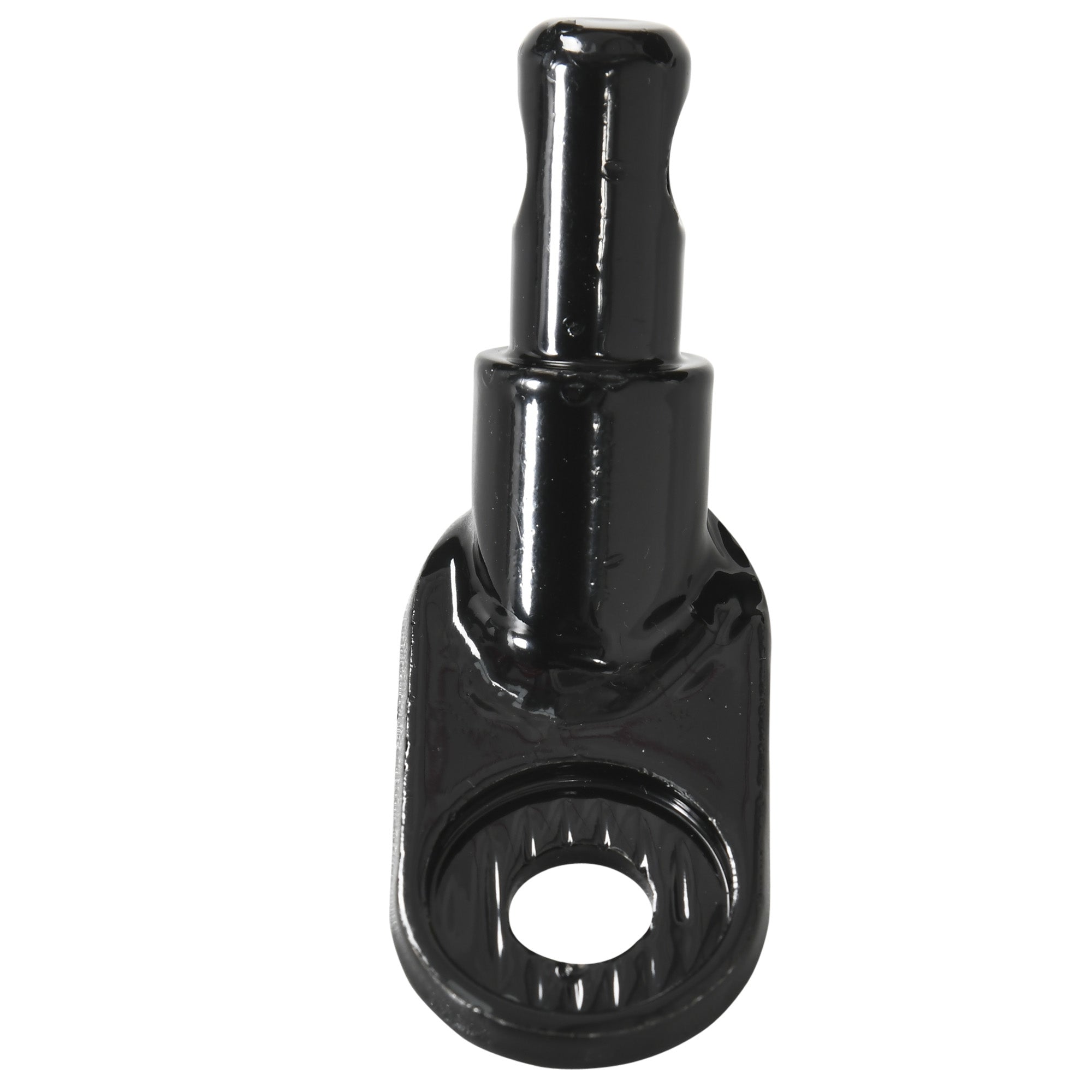 Steel Type 'B' Bicycle Trailer Hitch | Durable Powder-Coated Cargo & Pet Trailer Coupler (Black)-lymiu