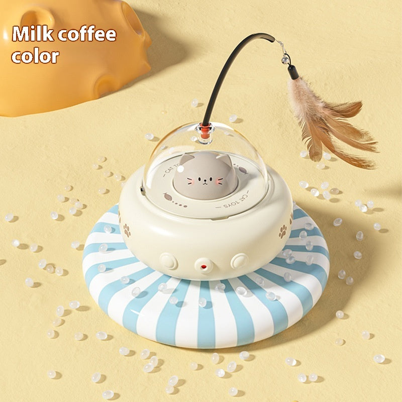 Interactive Feather Teaser & Pet Training Toy-lymiu