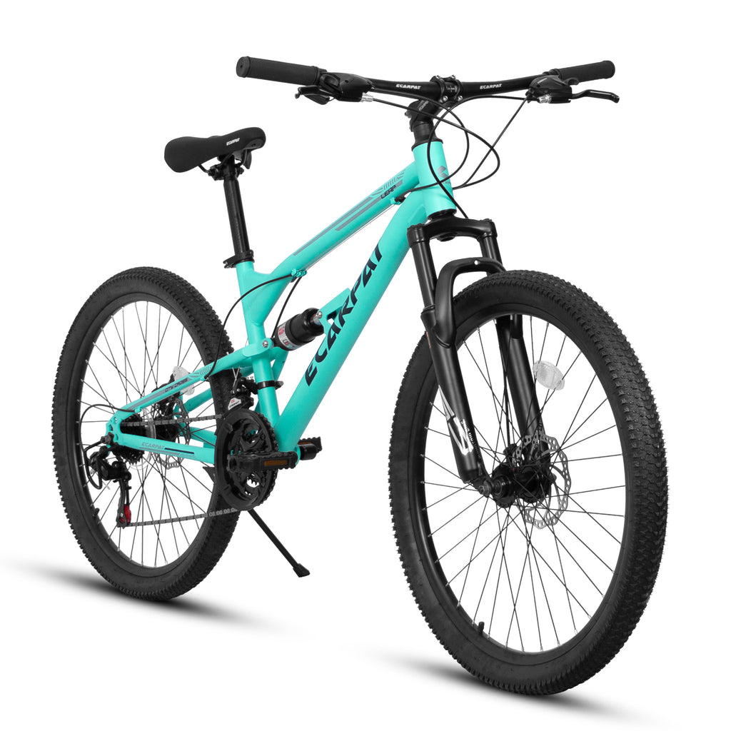 A26207 26-Inch Full-Suspension 21-Speed Mountain Bike, Unisex-lymiu