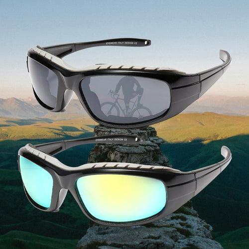 2-Pair Motorcycle Riding Glasses | Wind-Resistant Sports Sunglasses with UV Protection-lymiu