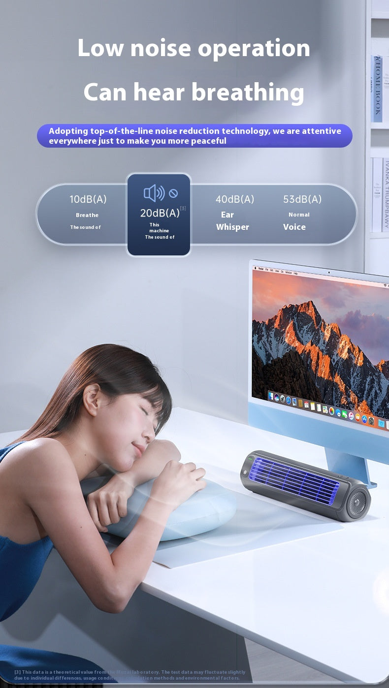 Mini Portable Bladeless Air Conditioner & USB Silent Desktop Air Cooler-lymiu